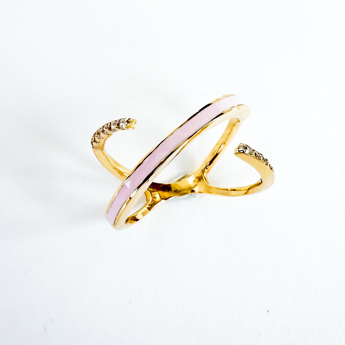 light pink ring