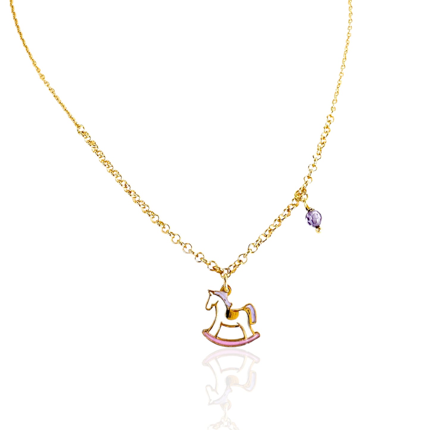 Poney kids necklace