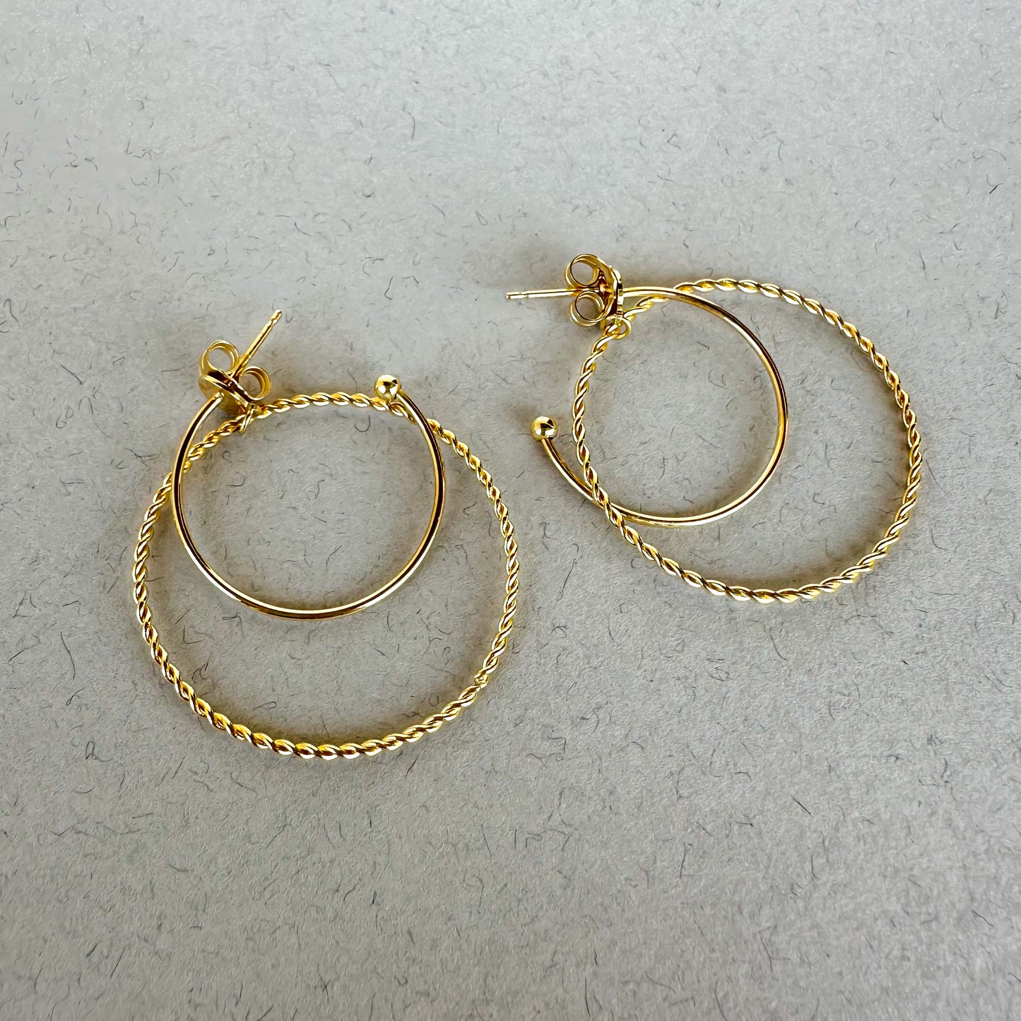 Italian 2 layers earring